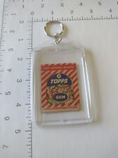 Repurposed Vtg Matchbook Cover Topps Gum Keychain  picture