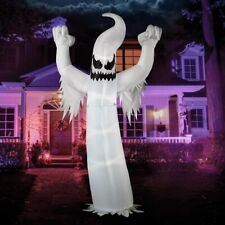 12 feet Tall Halloween Inflatable Scary Spooky Ghost with Build-in LEDs Blow up  picture