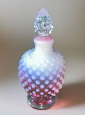 Vintage Fenton Cranberry Opalescent Hobnail Perfume Bottle Read Description Pls picture
