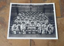 Vintage 1954 Sampson Air Force Base Military Soldiers Signed Photo Seneca Lake picture