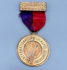 1905 INTERNATIONAL STEWARDS ASSOCIATION (IFSEA) ATLANTIC CITY CONVENTION PIN picture