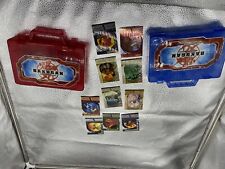 lot of 2 bakugan cases with cards 2008 brushfire picture