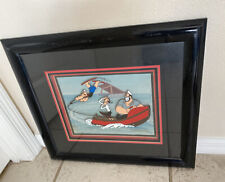 3D Myron Waldman Signed  Painted Animation Popeye Jumps For Olive Oyl  LE 250 picture