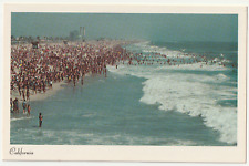 1980s La Jolla San Diego California CA Summer Beach Crowd Vintage Postcard picture