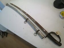 US CIVIL WAR CAVALRY SWORD CONFEDERATE? WITH SCABBARD GERMAN IMPORT R & C #B214 picture