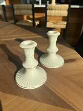 Lenox Classic Collection - Pair of Fluted Candlestick Holders w/gold trim picture