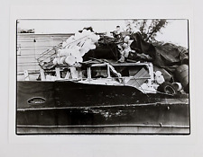 1981 Miami River Florida Brickell Ave Boat Ship Salvage Junk Vintage Press Photo picture
