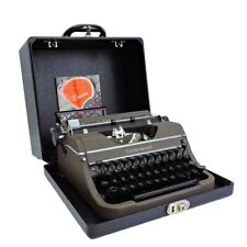 1948 Underwood Champion Portable Typewriter New Ribbon & Case – Working Vintage picture