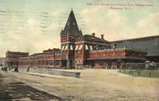 1910 Rochester,NY New York Central And Hudson River Railroad Depot Postcard picture