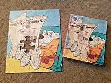 Vintage 1977 Mumbly  PUZZLE BOX  and 23/24 Puzzle Pieces CRAFT SUPPLIES picture
