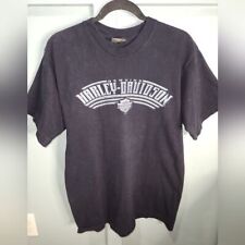 Harley Davidson Ride to Live Eagle Black Graphic Tee Shirt Size Large picture