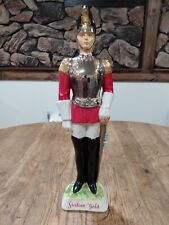 VINTAGE Sicilian Gold Italian Royal Guard Soldier Italy Empty 19” Decanter EMPTY picture