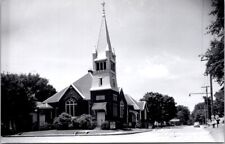 Real Photo Postcard First Presbyterian Church in Bedford, Iowa picture