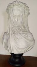 The Veiled Maiden Bust Bridal Statue A.Filli Firenez signed 14