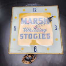 Vintage 1962 Marsh Wheeling WV Stogies Tobacco Advertising Wall Clock picture