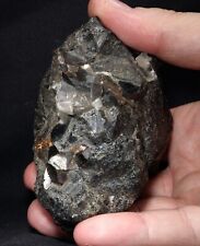 Large Mass of Black Zircon Crystals from Ambatotsivala, Madagascar - 428 grams picture