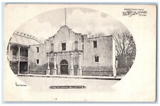 c1905 Greetings From San Antonio Texas TX, The Alamo Scene Antique Postcard picture