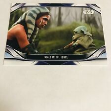 2021 Topps Star Wars Mandalorian S1&2 UK Base #126 Trials in the Force picture
