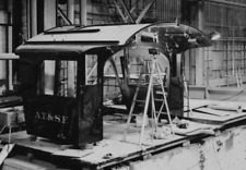 3C Photograph Construction Of AT&SF Railroad Train Car Manufacturing Candid View picture