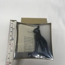  Small Bastet Metropolitan Museum Of Art MMA  Painted Faux Bronze Egyptian Cat picture