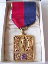 1912 East Orange High School NJ Sports Award Field Day Medal Discus Throw XGOLDX picture