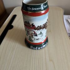 1991 Budweiser The Season's Best Stein Mug by Susan Sampson Anheuser-Busch picture