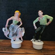 RARE 1950s Sierra Columbia Rockabilly Cowboy Western Figurines Square Dancers picture