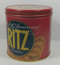 Ritz 50th Anniversary Tin Nabisco Vintage 1984 Empty Tin 6
