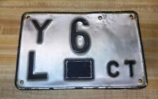 Vintage 1950's Connecticut License Plate Low Number picture