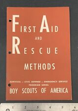 VTG FIRST AID & RESCUE METHODS Boy Scouts of America PROGRAM SERIES BOOKLET BSA picture