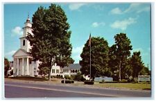 c1960s Southwick Congregational Church Roadside Southwick MA Unposted Postcard picture