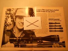 Weaver Scopes Two Page AD Vintage 1976 picture
