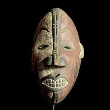 African Nigerian Igbo Wood Carved Maiden Spirit Mask IGBO Mask ribal Mask-9493 picture