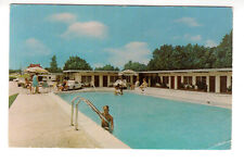 Postcard: Valencia Motel, Dade City, FL (Florida) - pool scene picture