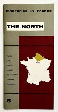 1955 Northern France Itineraries Vintage Travel Tours Booklet Flanders Picardy picture
