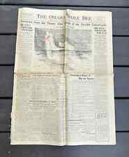 Original April 20, 1912 Titanic Newspaper The Omaha Daily Bee Extra Nebraska picture