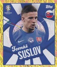 Topps UEFA Euro 2024 Sticker Swiss SVK PTW Tomas Suslov Watch Gold Parallel picture