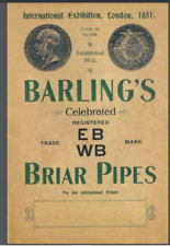 1914 Barling pipe Catalog 30 pages comb bound gloss covers picture