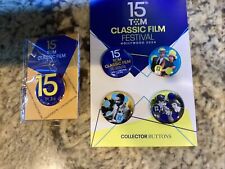 TCM Turner Classic Movie Film Festival 2024 Collector Buttons . Bonus Pin picture