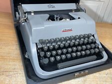 1957 Underwood Golden Touch Star Vintage Typewriter Working w New Ink & Case picture