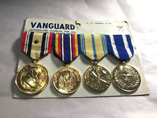 U.S. Military Medal 4pc Dress Group Set Rack Bar (Vanguard) picture