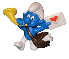 Smurfs Postman Smurf Valentine Letter Vintage Figure PVC Toy Figurine Peyo #2 picture