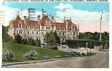 Vintage Postcard 1934 Govt. House Residence of Lieut Gov. Of Ontario Toronto CAN picture