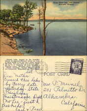 Rocky Shore Line Lake Norfork Arkansas Missouri MO mailed 1959 old postcard picture