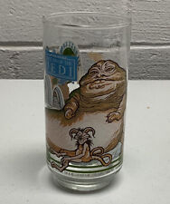VINTAGE 1983 STAR WARS Burger King Return Of The Jedi Jabba The Hut Leia Glass picture