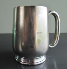 Victorian Silver Plate Pint Tankard - Elkington & Co - Walker's Warrington Ales picture