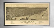 1885 Map| City of Tacoma, W.T., western terminus of N.P.R.R. Puget Sound 1885| T picture