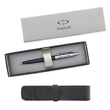 Personalized / Engraved  Parker Jotter Ballpoint Pen Stainless Steel & Black picture
