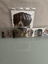 Antique Victorian Dog Puppy Die Cut Lot of 13 All In Protective Covers NICE picture