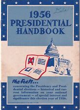 Vintage 1956 Presidential Handbook Dwight D. Eisenhower Adlai Stevenson picture